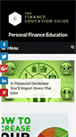 Mobile Screenshot of financecareeducation.com